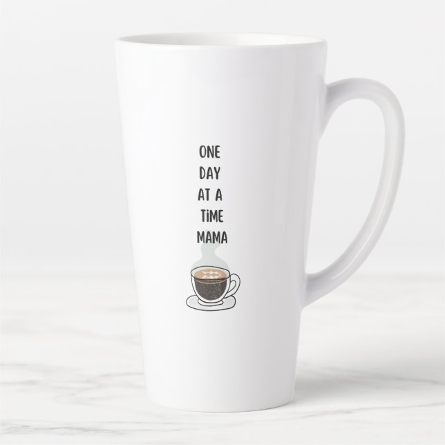 Daily Motivation Latte Mug Milchtasse (Rechts)