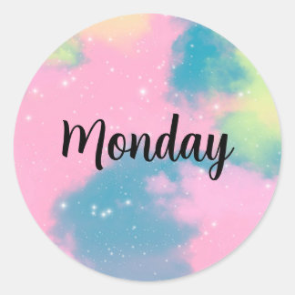 Daily Or Monthly Customizable Labels Runder Aufkleber