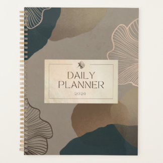 Daily Planner 2026 – Minimal Beige Aesthetic Journ Planer