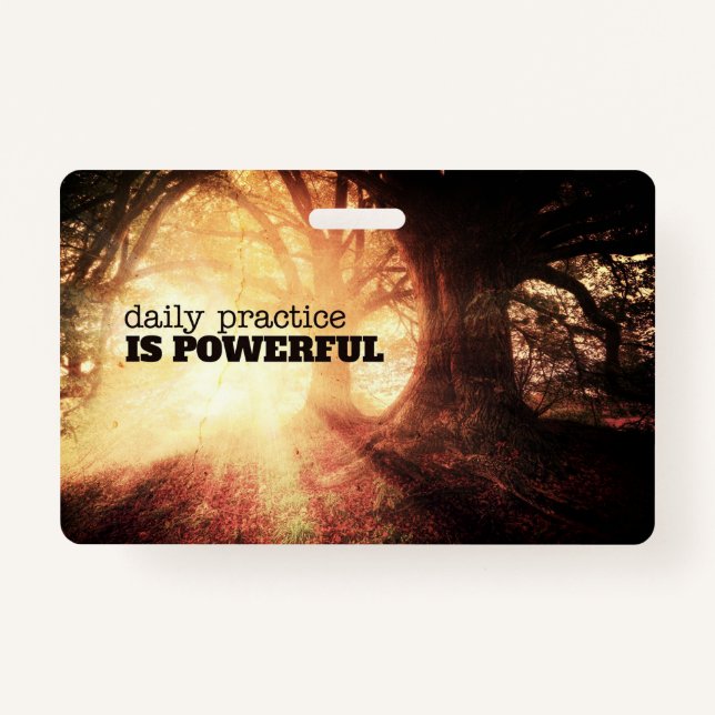 Daily Practice Ausweis (Vorderseite)