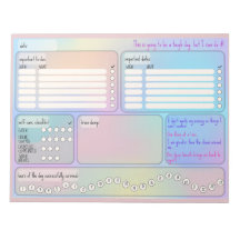 Daily Schedule for Focus & Self-Care 