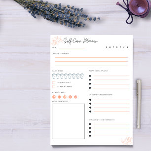 Daily Self-Care Notepad Notizblock