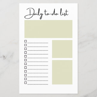 Daily To-Do List Flyer