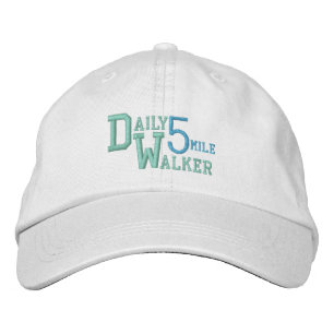 DAILY WALKER BESTICKTE BASEBALLKAPPE