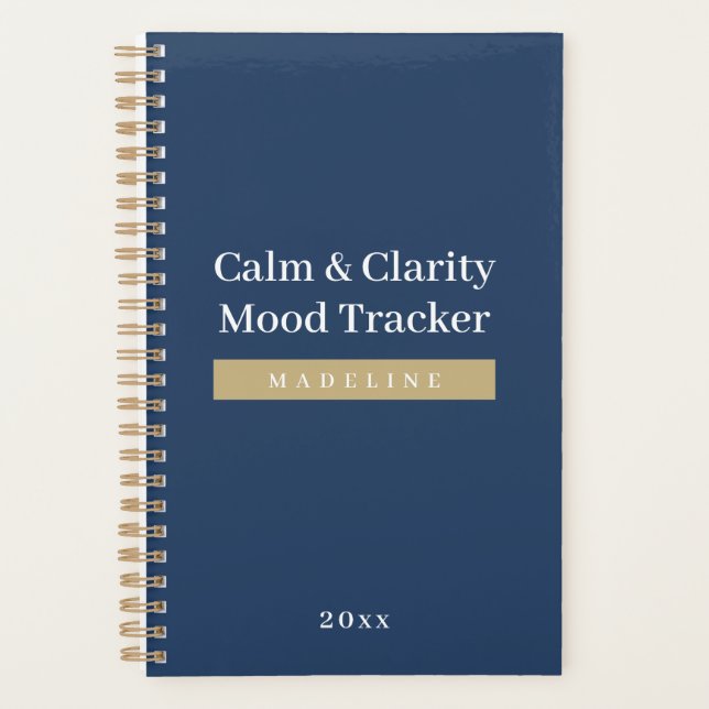 Daily Wellness Journal | Calm, Care & Clarity Planer (Vorderseite)