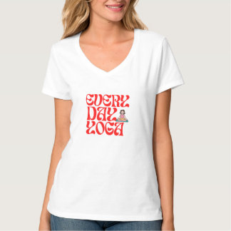 Daily Yoga for Mind & Body Balance | Calm Design T-Shirt