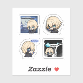 Dainsleif Genshin Impact 4er Stickerbogen Aufkleber