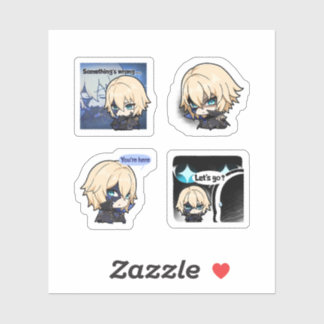 Dainsleif Genshin Impact 4er Stickerbogen Aufkleber