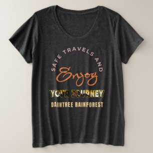 Daintree Rainforest Große Größe T-Shirt
