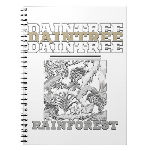 Daintree Rainforest Notizblock (Vorderseite)