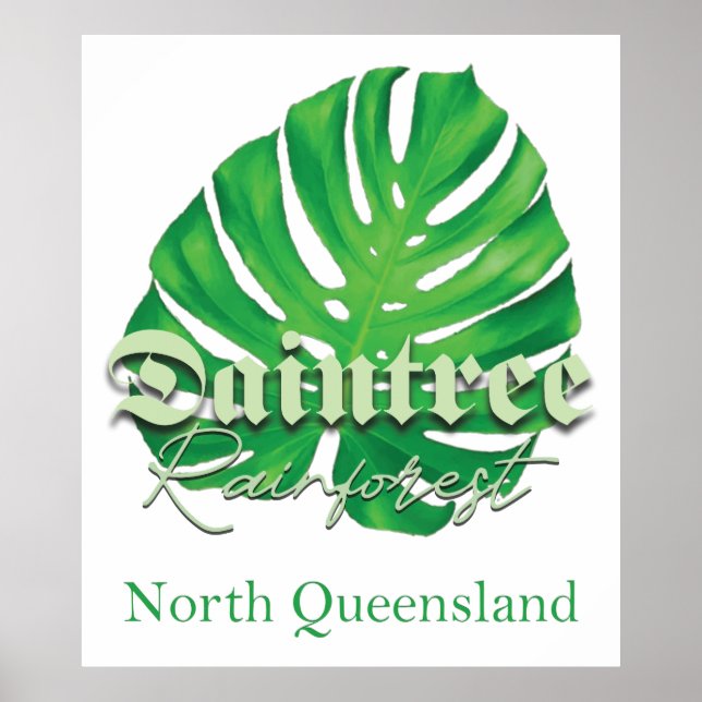 Daintree Rainforest Poster (Vorne)