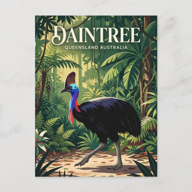 Daintree-Regenwald Australien Postkarte (Vorderseite)