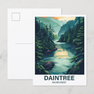 Daintree-Regenwald Queensland Australien Reise Postkarte