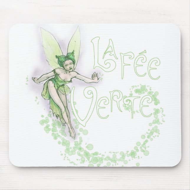 Dainty Absinthe La Fee Verte III Mousepad (Vorne)