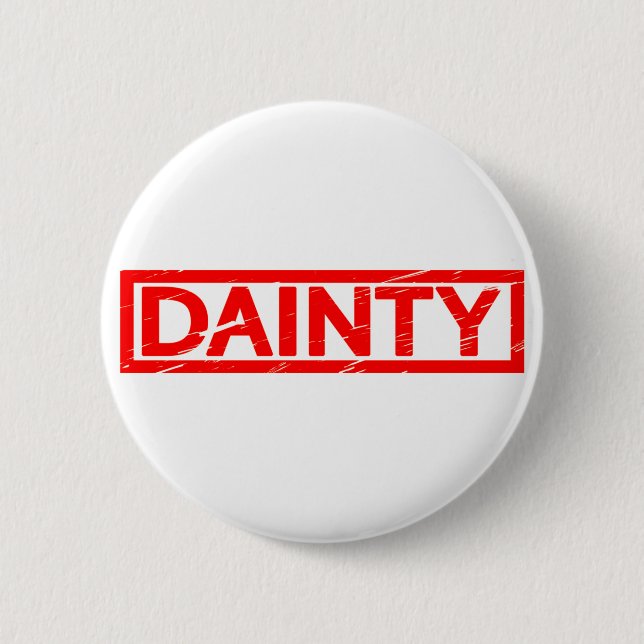 Dainty Briefmarke Button (Vorderseite)