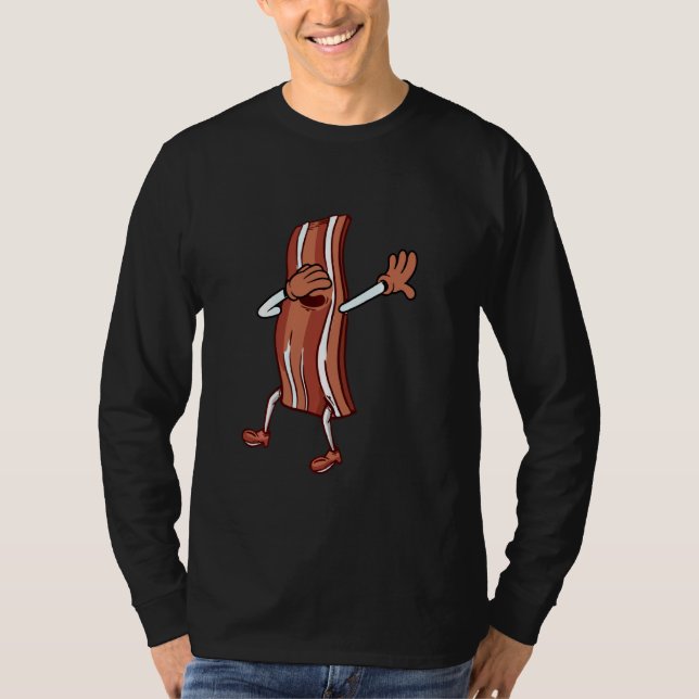 Dainty Cut Schweinefleisch Dabbing Bacon Sonnenbri T-Shirt (Vorderseite)