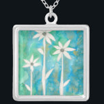 Dainty Daisies I Versilberte Kette<br><div class="desc">floral</div>