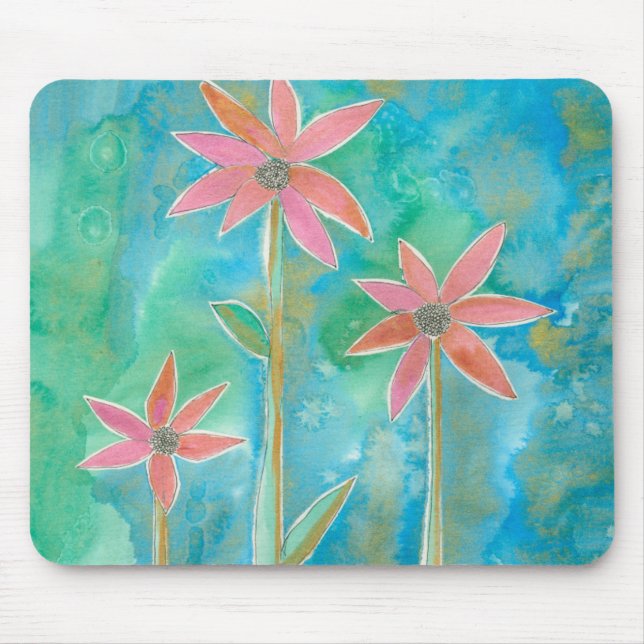 Dainty Daisies III Mousepad (Vorne)