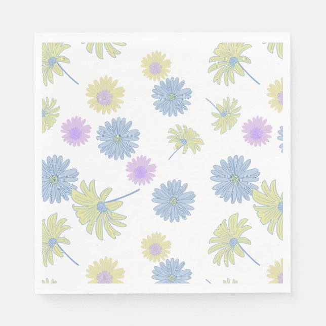 Dainty Daisies Paper Party Napkins Serviette (Vorderseite)