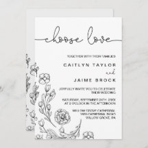 Dainty Elegance Wählen Sie eine Liebe Hochzeit