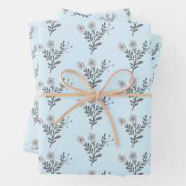 Dainty Florals Elegant Einfaches Chic-Geschenk Geschenkpapier Set
