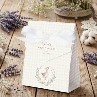 Dainty Goose Baby Shower Lilac Watercolor MH26 Geschenkschachtel