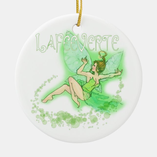 Dainty La Fee Verte II Keramikornament (Vorne)