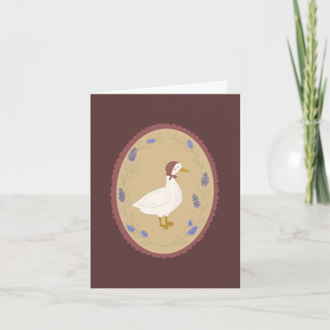 Dainty little goose card karte (Vorderseite)