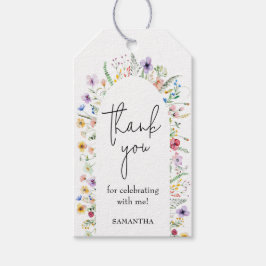 Dainty Wildblume Brautparty Geschenkanhänger