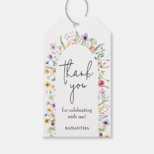 Dainty Wildblume Brautparty Geschenkanhänger