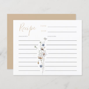 Dainty Wildblume Soft Tan Rezept Card