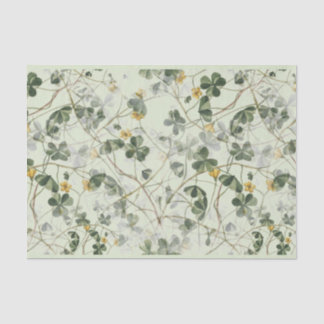 Dainty Woodland Yellow Wildblume Oxalis Floral Seidenpapier