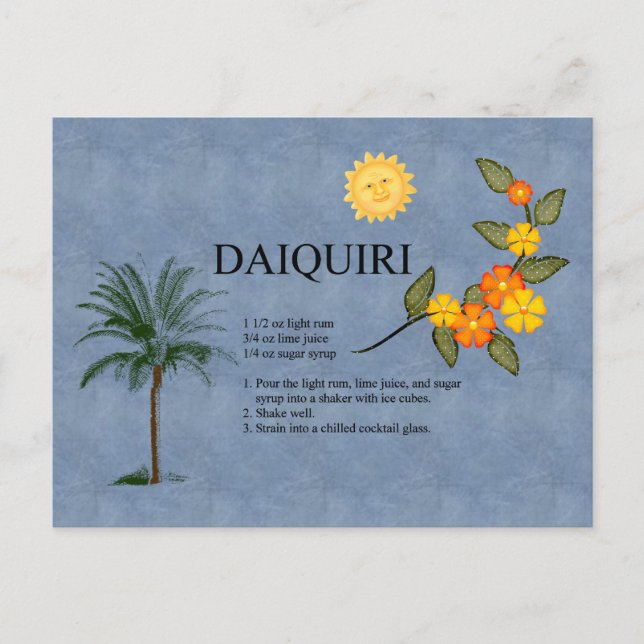 Daiquiri Postkarte (Vorderseite)
