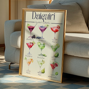 Daiquiri Print Trendy Wall Art Poster
