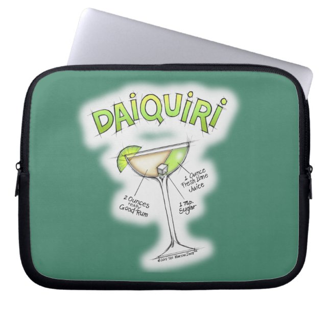 DAIQUIRI RECIPE COCKTAIL ART LAPTOPSCHUTZHÜLLE (Vorderseite)