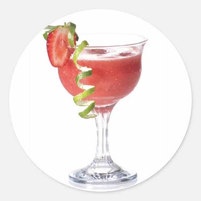 Daiquiri Strawberry Sticker (Vorderseite)