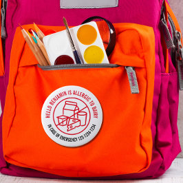 Dairy Allergy Abzeichen Button