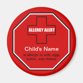 Dairy Allergy Medical Allert Std Magnet