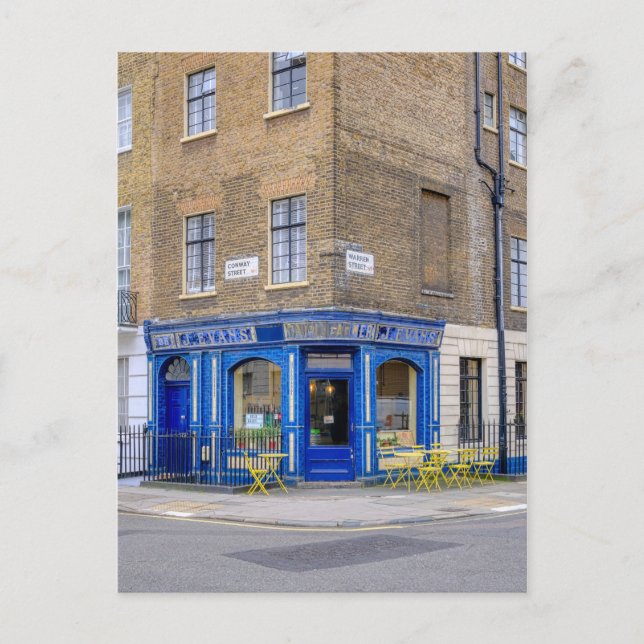 Dairy Bauer Corner Shop, London UK Postkarte (Vorderseite)