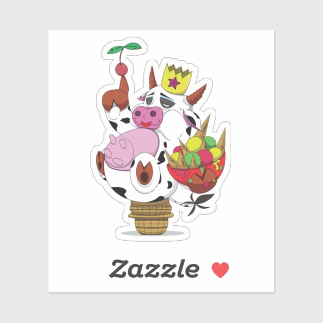 Dairy Quuen Aufkleber (Blatt)