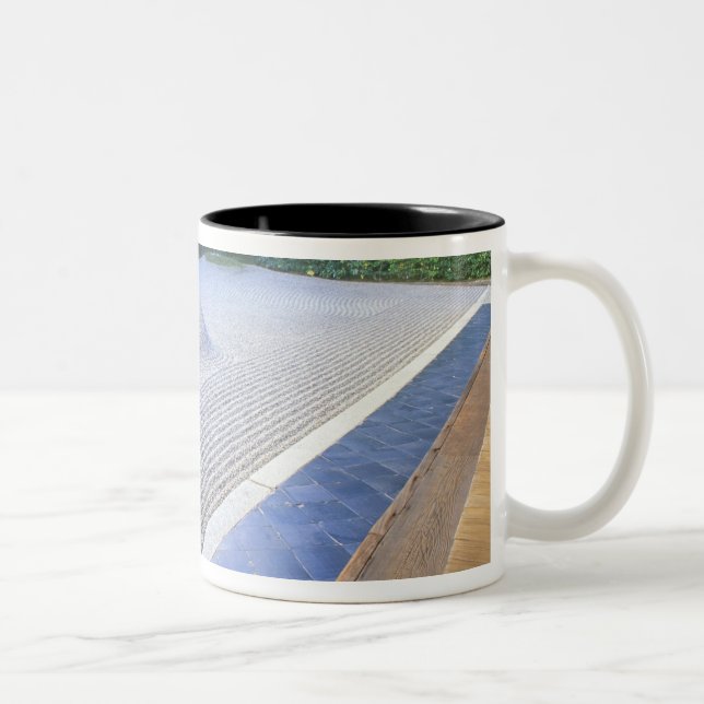 Daisen-in Temple Garden, Daitokuji, Kyoto, Japan Zweifarbige Tasse (Rechts)