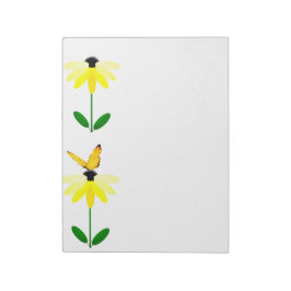Daisies 11" x 8,5" Notepad - 40 Seiten Notizblock