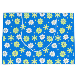 Daisies and Stars Große Geschenktüte