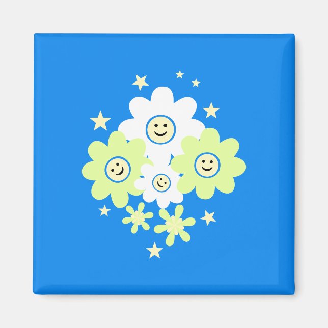 Daisies and Stars Magnet (Vorne)