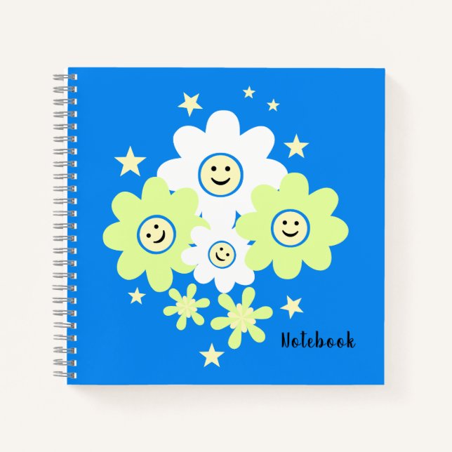Daisies and Stars Notizbuch (Vorderseite)