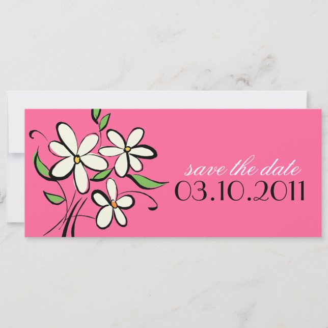 Daisies Ankündigung Datum freihalten (Vorderseite)