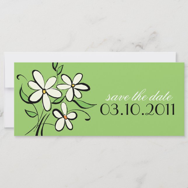 Daisies Ankündigung Datum freihalten (Vorderseite)