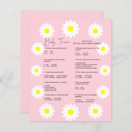 Daisies Baby Trivia | Baby Showspiel