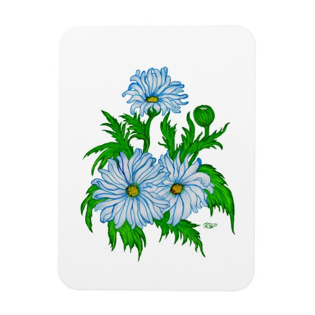 Daisies Blume Magnet (Vertikal)