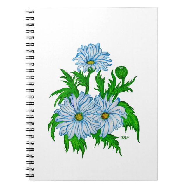 Daisies Blume Notizblock (Vorderseite)